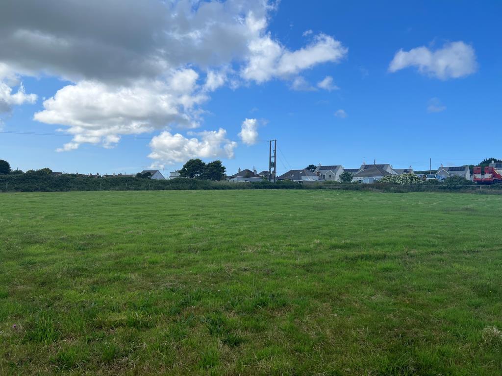 Lot: 87 - LARGE DEVELOPMENT SITE WITH PLANNING FOR FOURTEEN DWELLINGS - View of field